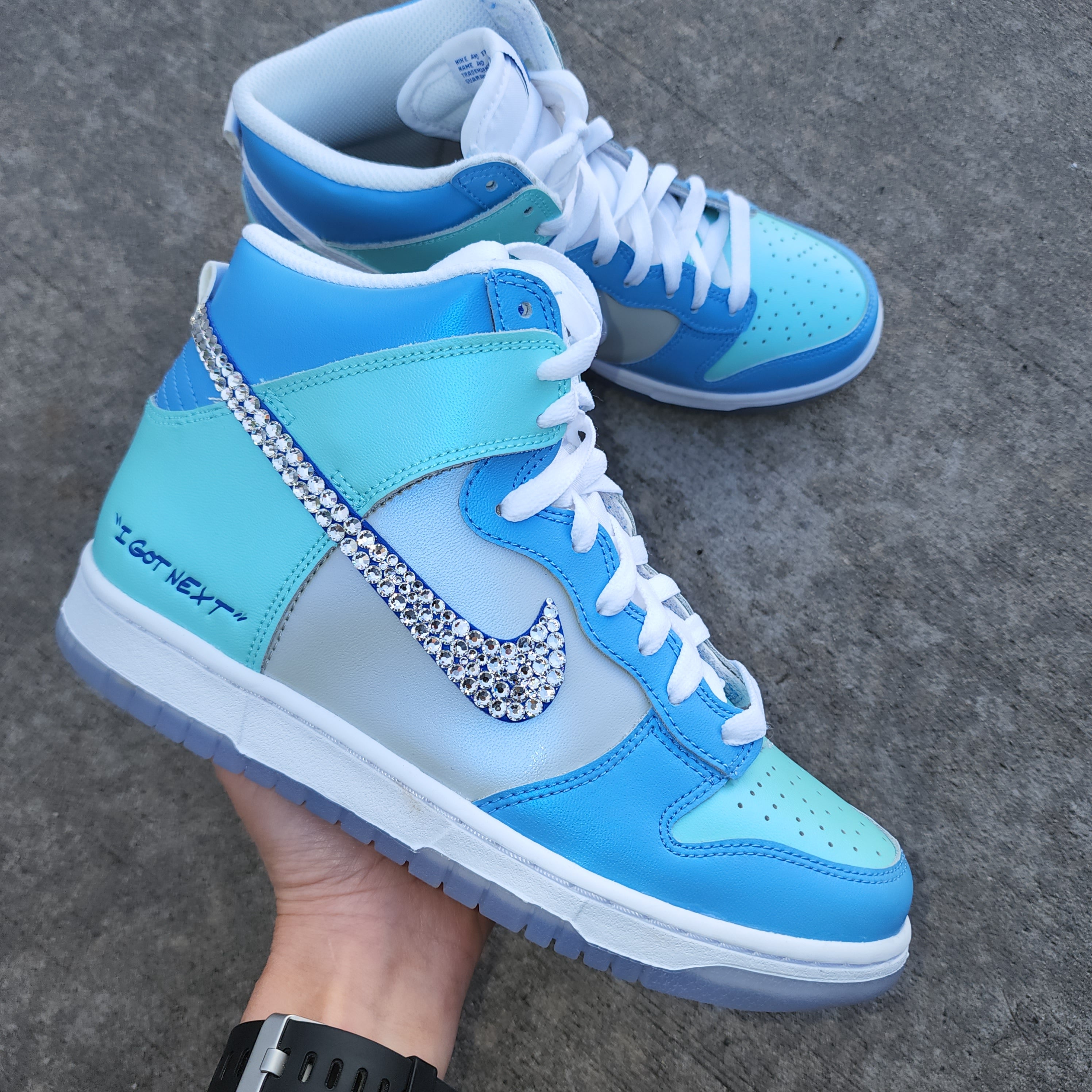 Dunk Kids Youth Mid Size 7Y (Pearl Blue) Sale