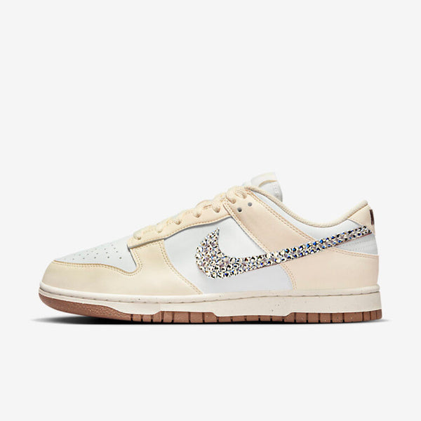 womens dunk low white oatmeal