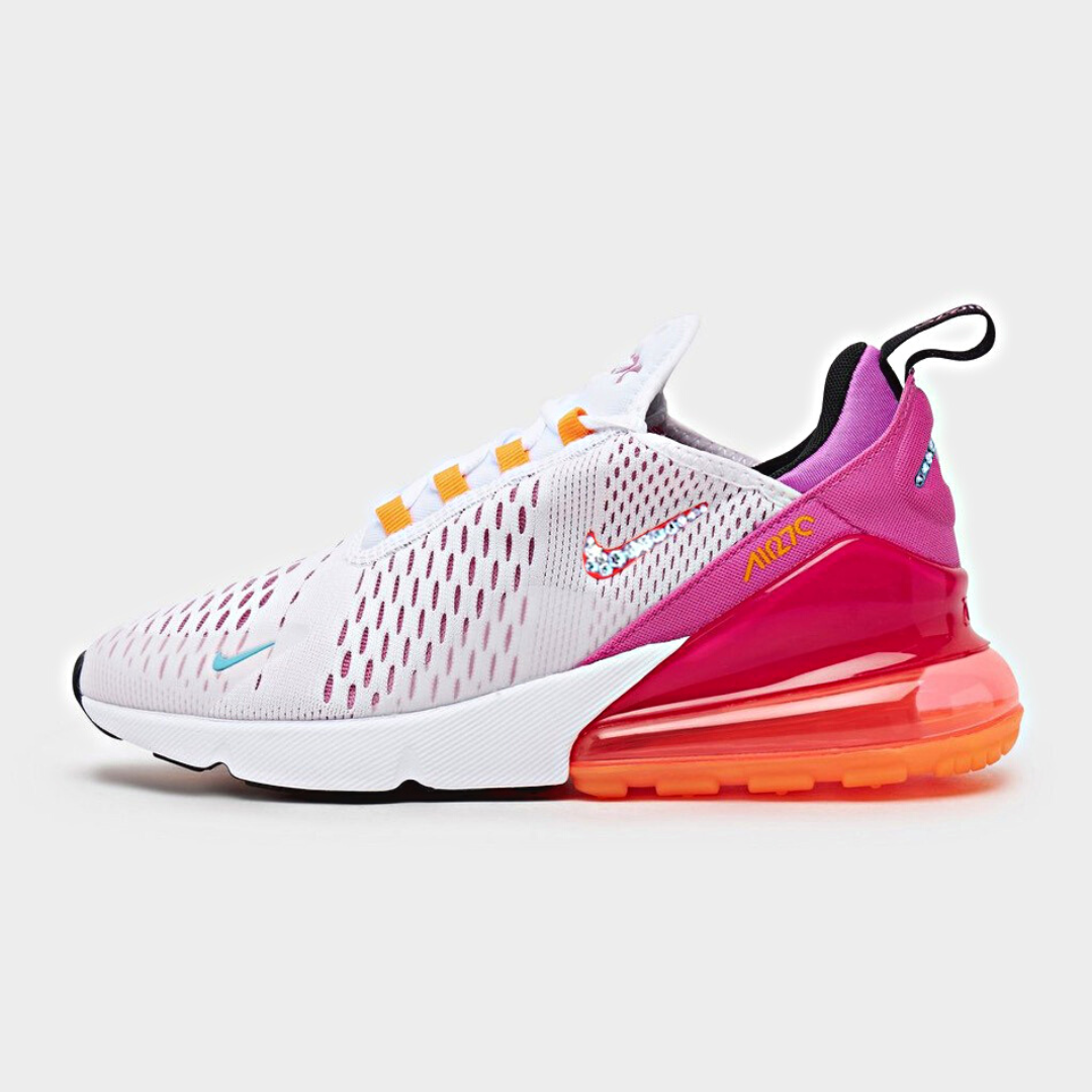 Limited Edition Air Max 270 Women (Pink/Orange/Black) - Swoosh/AIR Only