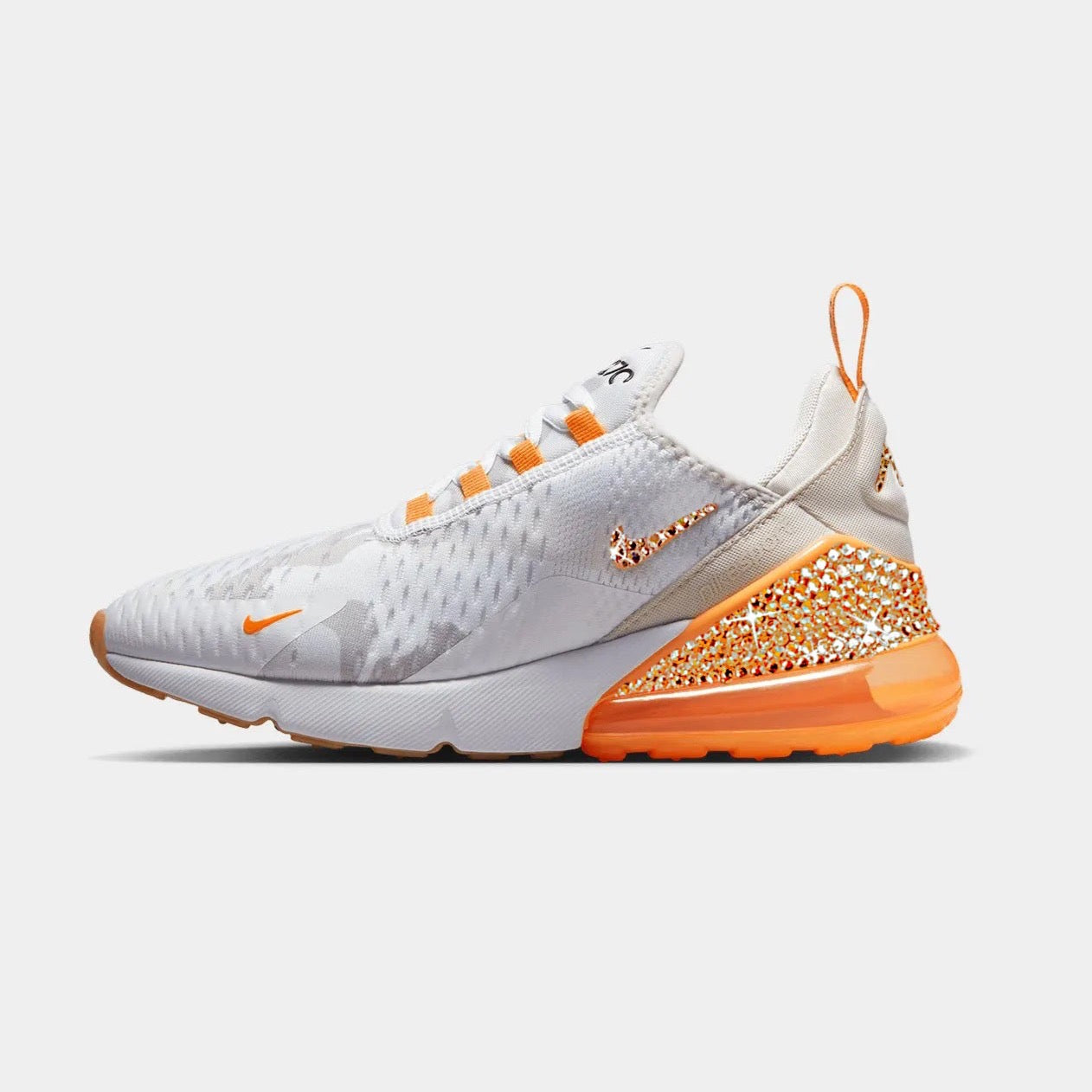 Orange white nike shoes Clearance