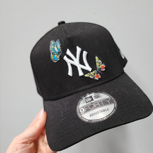 Warehouse SALE New Era Yankees Black Butterfly Cap
