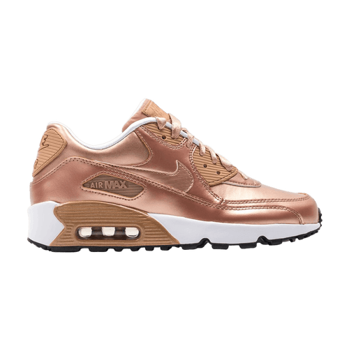 Air Max 90 Women Size 5 (Metallic Gold Silver) Sale
