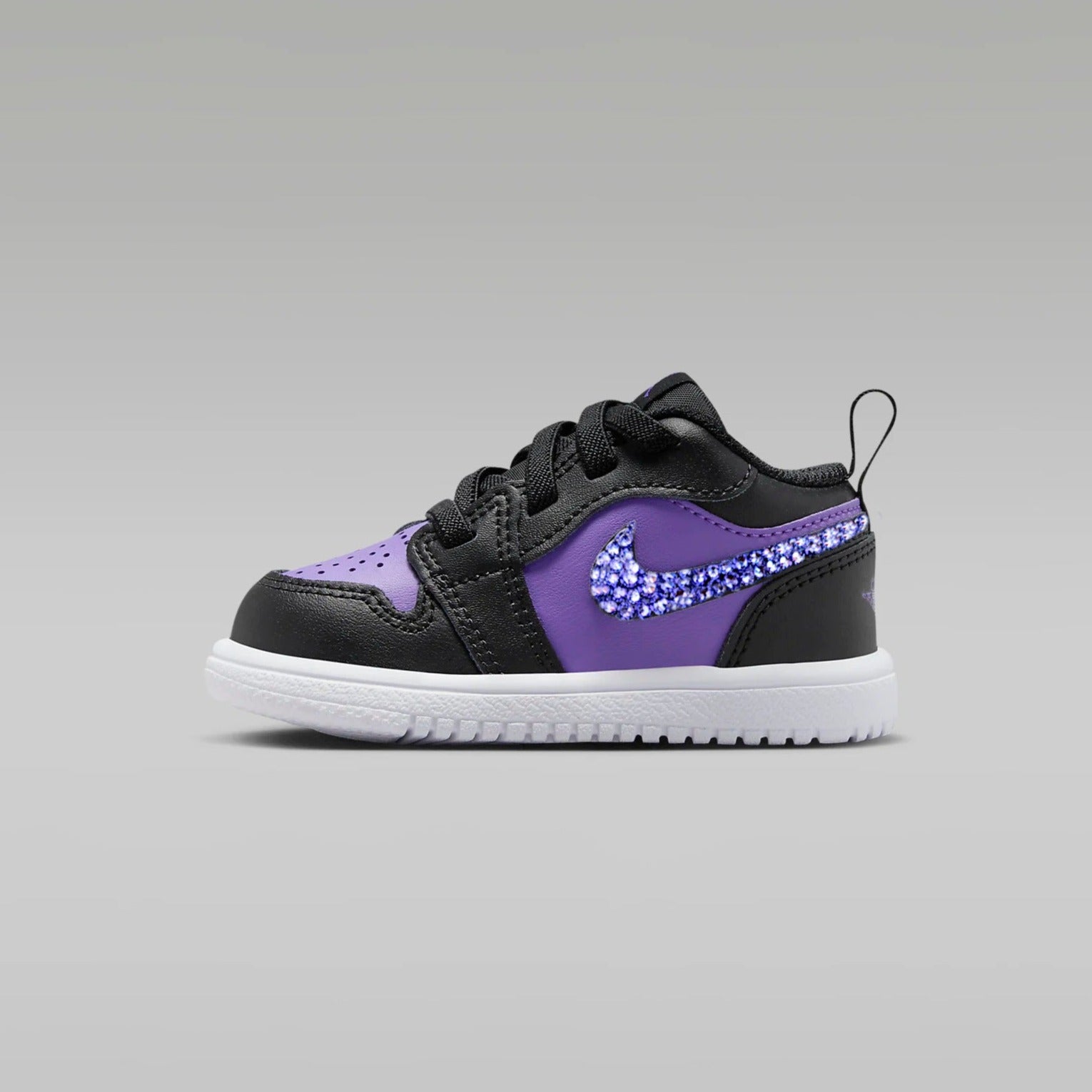 Air Jordan 1 Low Toddler (Purple/ Black)