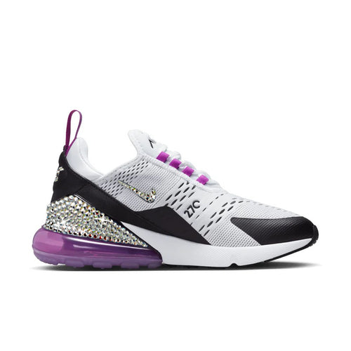 Air Max 270 Size 10 (White/Black/Purple) Sale