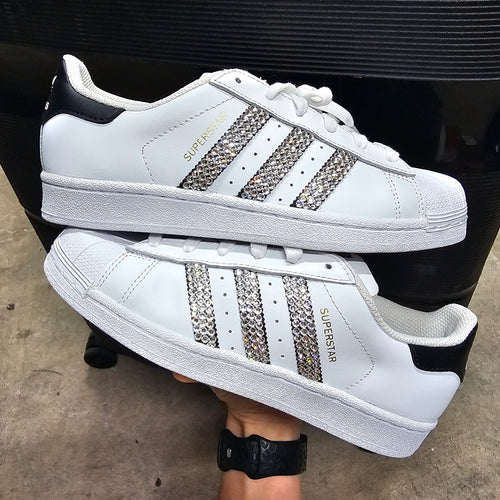 Adi Superstar Women Sz 6.5 (Black/White) Sale