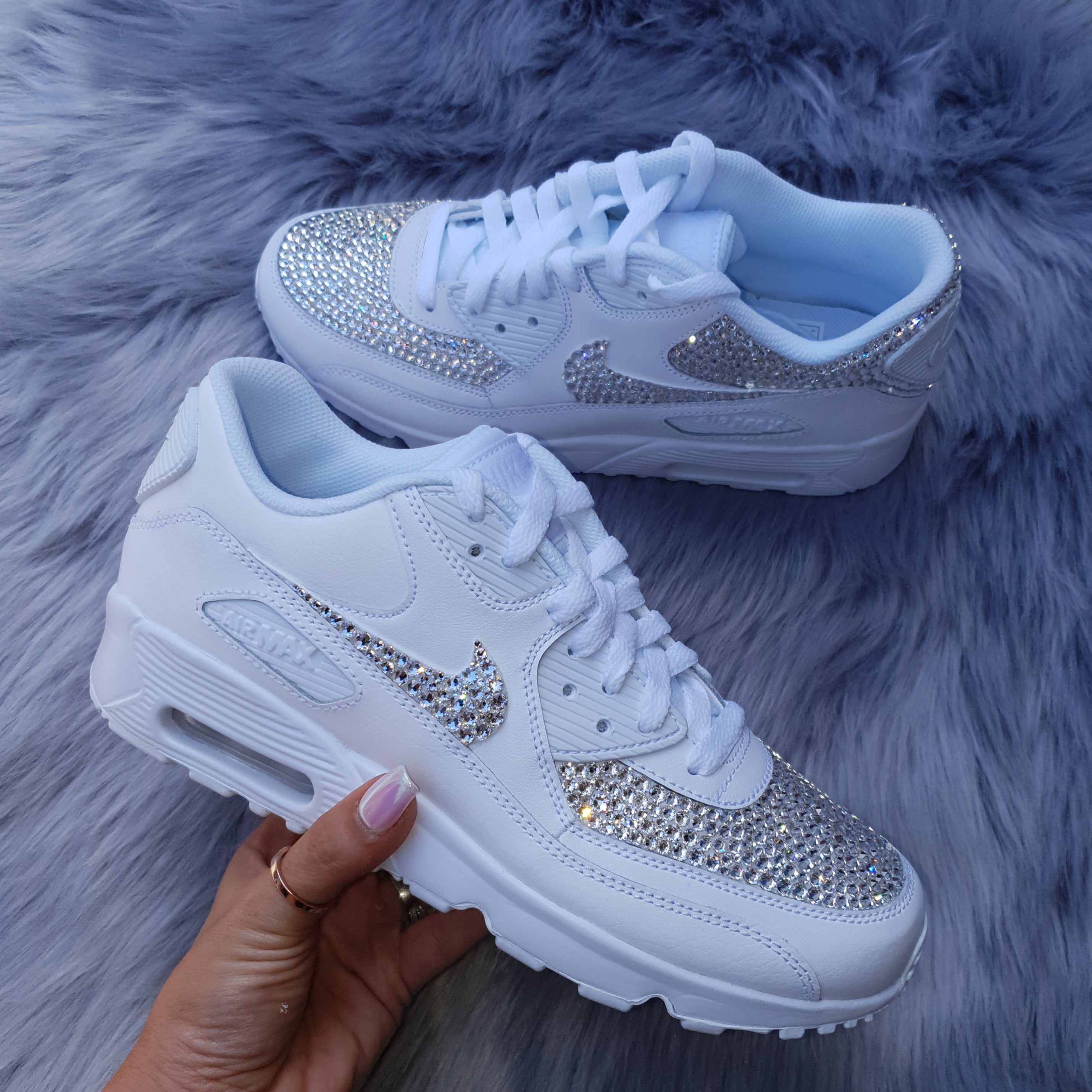 Air Max 90 Custom Swarovski Crystal Sneaker 