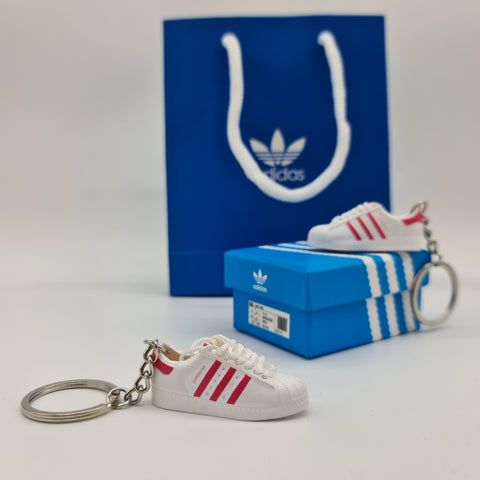 Mini Sneaker Keyring- AJ1 (Blue/White)
