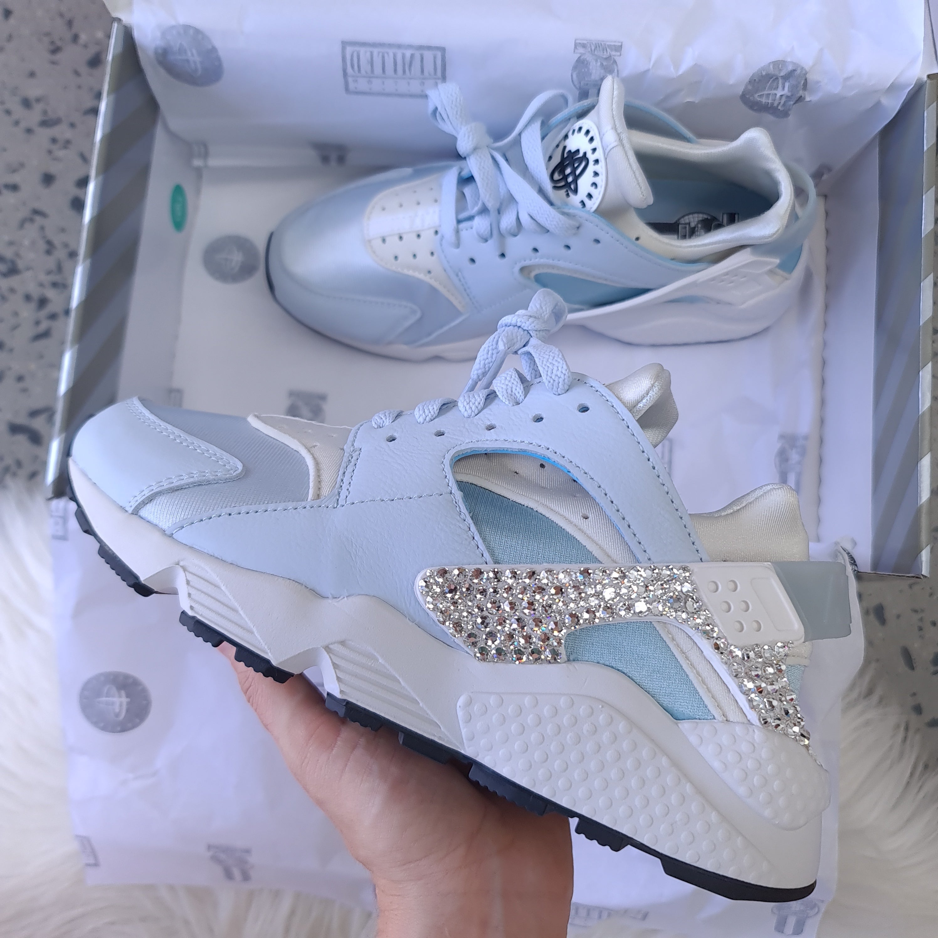 White Air Huarache For Women Air Huarache Women (Baby Blue