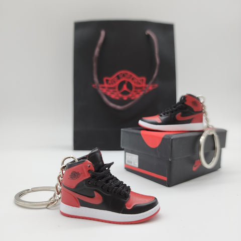 Mini Sneaker Keyring- Adi Superstar (White/Pink)