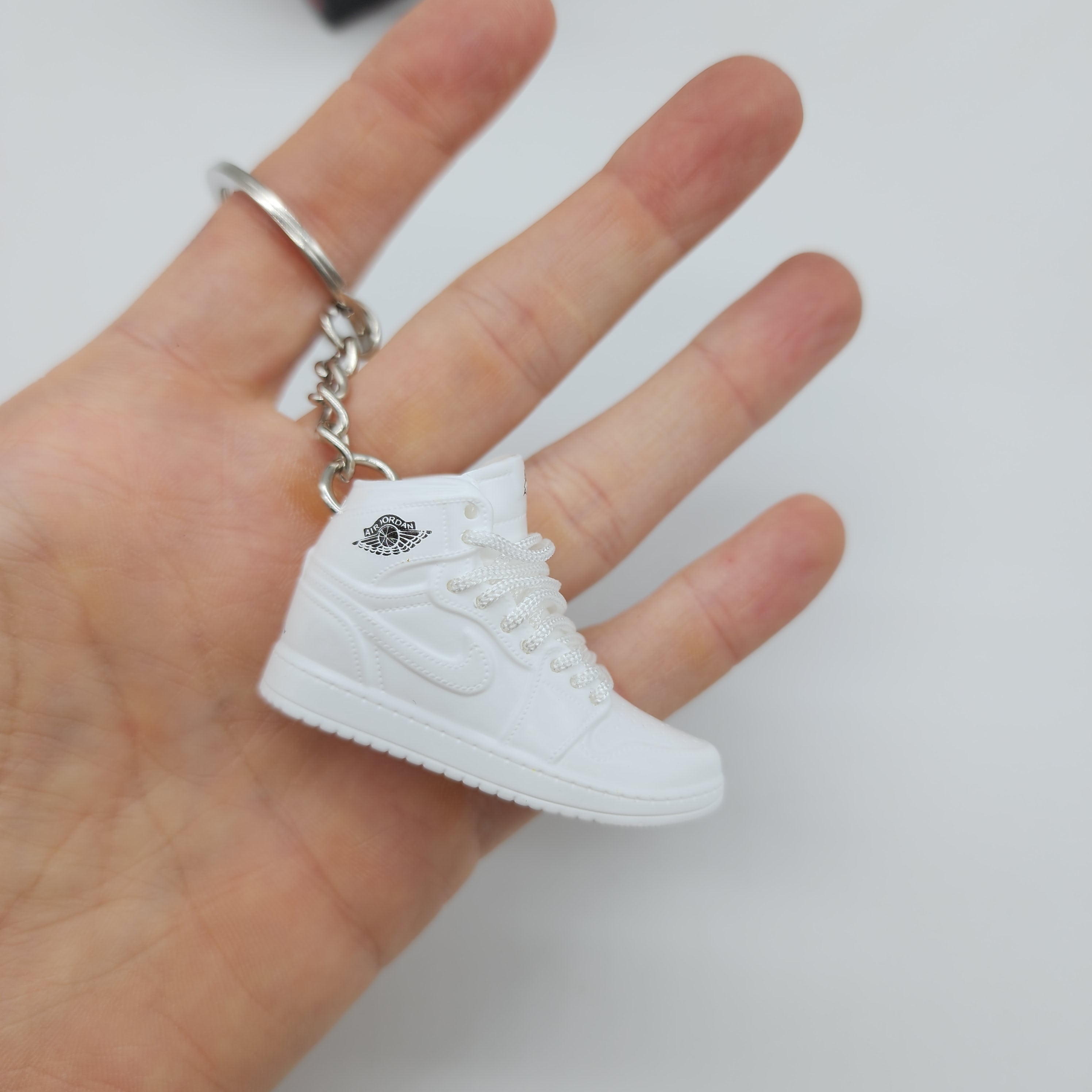 Mini Sneaker Keyring- AJ1 x LV – Diamond Kicks