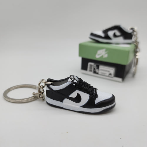 Mini Sneaker Keyring- Dunk (Black/White)
