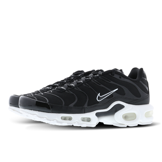 Nike black hot sale and white tns