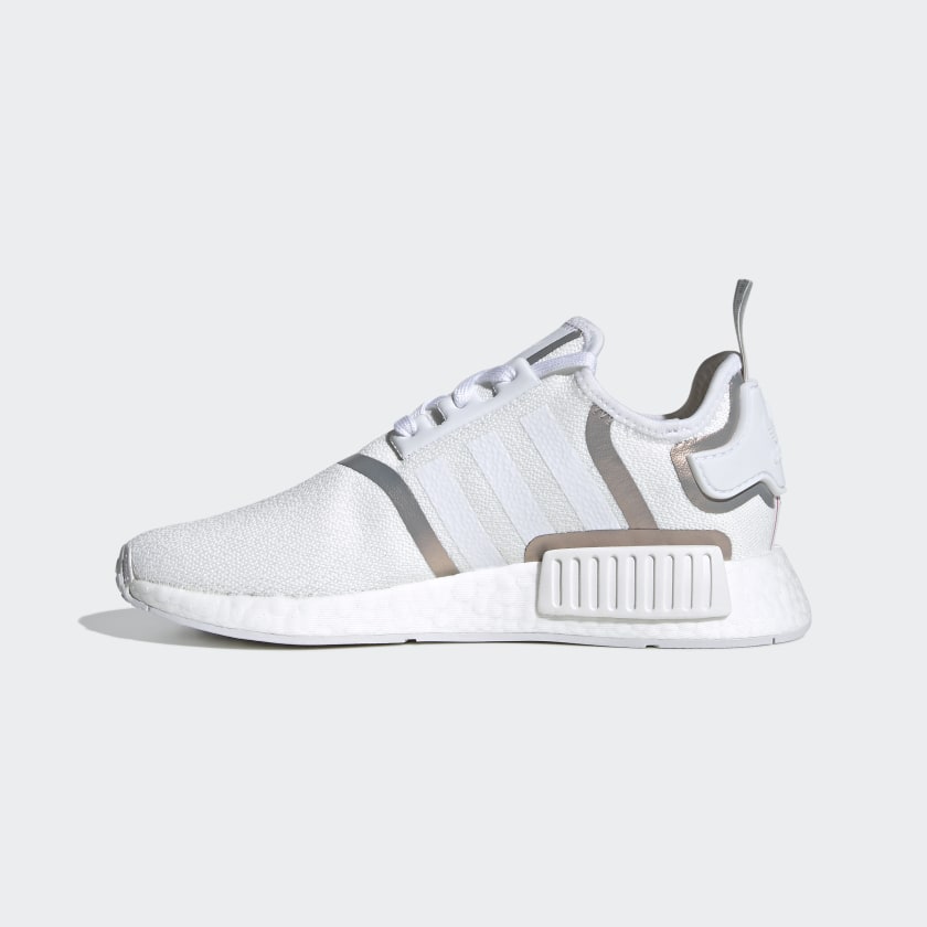 Grey and online white nmd women's