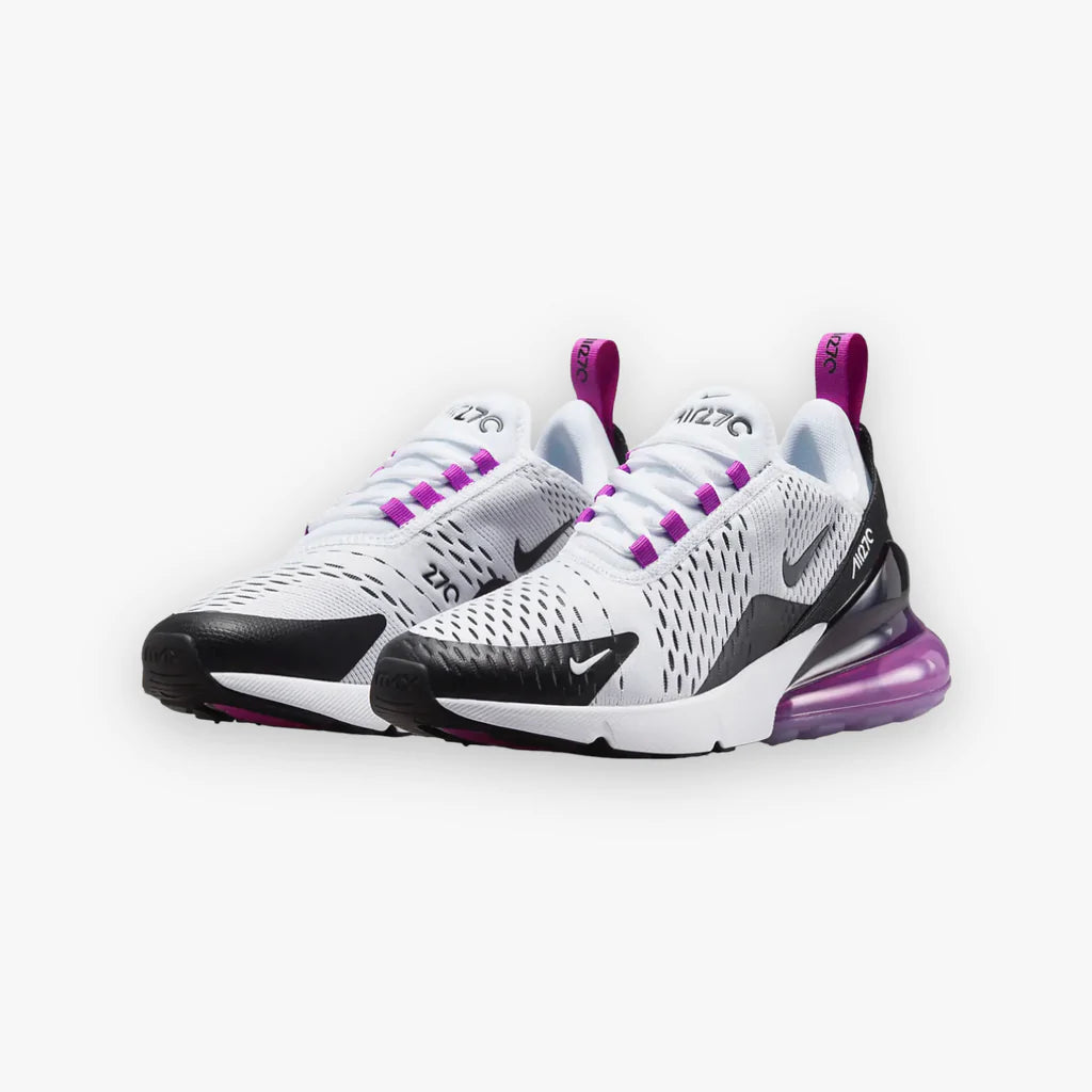 Limited Edition Air Max 270 Women (White/Black/Purple) - Swoosh/AIR Only