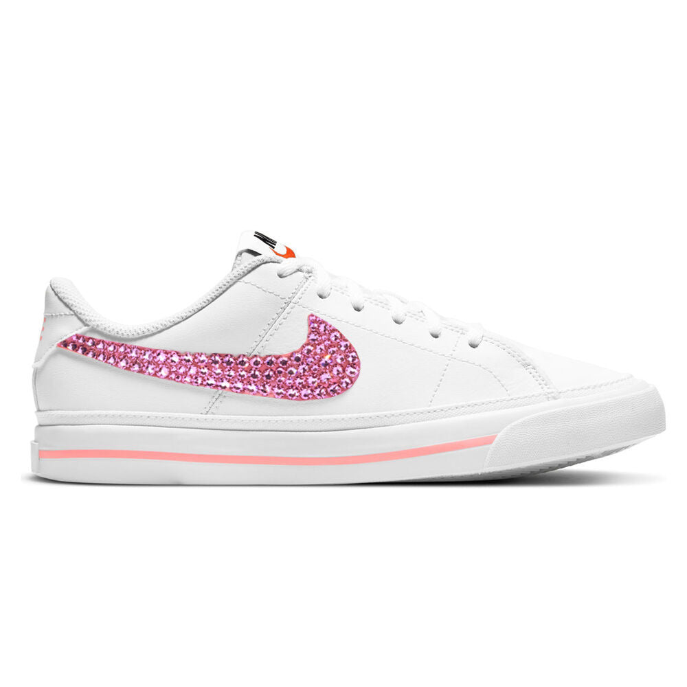 Court Legacy Older Kids/ Youth (White/Pink)