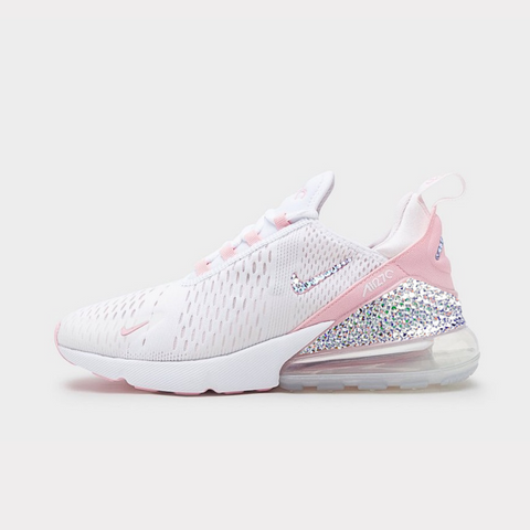 Air max 270 top white pink blue