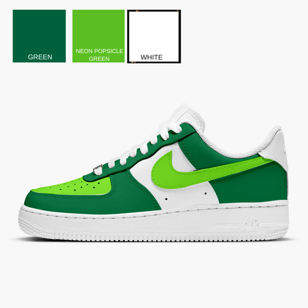 Green 2025 shoe paint