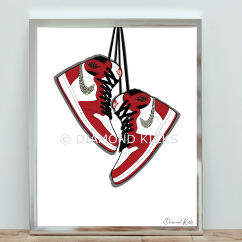 Sneaker Wall Art- Air Max 90 Hot Pink (Limited Edition)